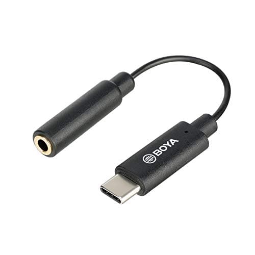 Image of BOYA BY-K6 3.5mm TRS Female to Type-C Male Audio Adapter for DJI OSMO POCKET