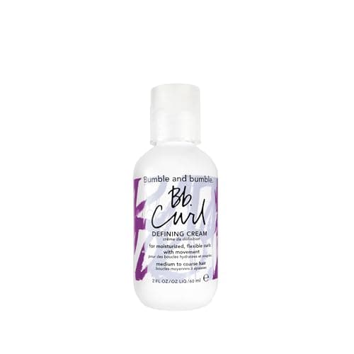 Image of Bumble and bumble. Curl Defining Styling Cream | For Moisturized Flexible Curls | Frizz Control | Coily, Curly, Wavy | With Jojaba, Avocado + Coconut Oil | Standard Size, 60 ml