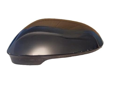 Image of LT2CP Wing Mirror Cover for VW Golf MK8 2020 2021 2022 2023 2024 models Left Hand Side UK Passenger Side Painted Black