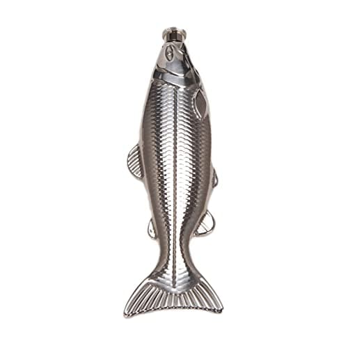 Image of Yuemsh 1 Set Fish-Shape Hip Flask 5Oz Bottle Mini Pocket Flask Stainless Steel Drinkware for Outdoor