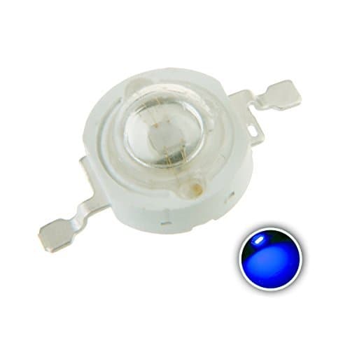 Image of CHANZON 10 pcs High Power Led Chip on Board 1W Blue (Input 300mA - 350mA / DC 3V - 3.4V / 1 Watt) Super Bright Intensity SMD COB Light Emitter Components Diode 1 W Bulb Lamp Beads DIY Lighting