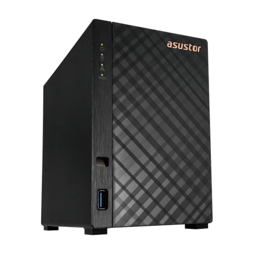 Image of Asustor Drivestor 2 Gen 2 AS1202T, 2 Bay NAS, Quad-Core 1.7GHz CPU, 2.5GbE Port, 1GB DDR4, 3 USB 3.0, Network Attached Storage for Personal and Home Cloud Backup (Diskless)
