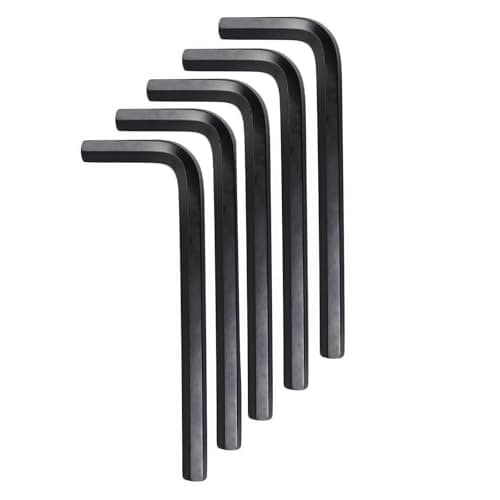 Image of Kesiku 5PC Metric Allen Key Set, 5mm Small Alan Hex Key L-Shape Hexagon Wrenches Chrome Vanadium Steel Repairing Tool for Home Maintenance DIY