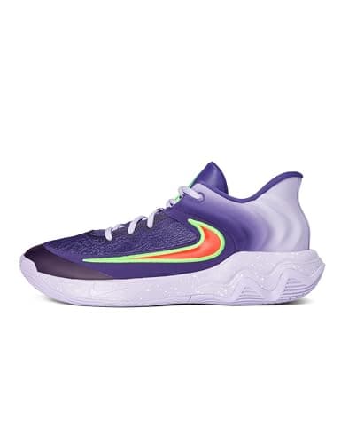 Image of Nike Men's Giannis Immortality 4 Basketball Shoe, Court Purple/Bright Crimson/Hy, 10