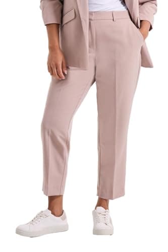 Image of Dorothy Perkins Petite Ankle Grazer Trouser, 10, Stone