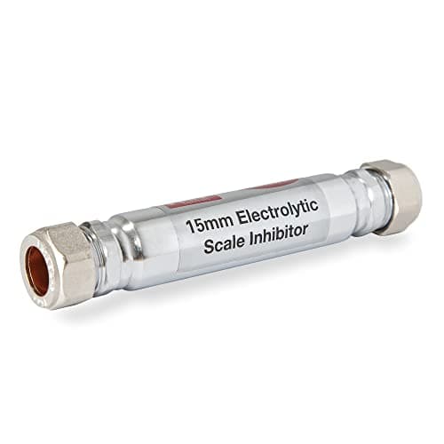 Image of 15mm Scale Inhibitor for Central Heating Boiler or Whole Home Inline Electrolytic Limescale Reducer WRAS Approved 10 Year Guarentee 15mm Compression Fitting