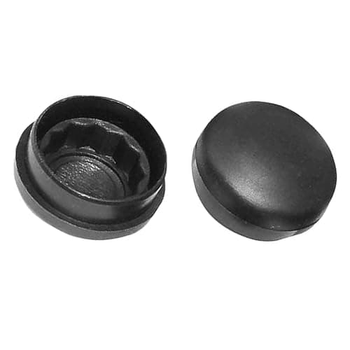 Image of 2pc Cover Cap Set For Nut and Bolt on Window Wiper Arm - Fits VW, Skoda, Seat (Part: 5N0955205 9B9)