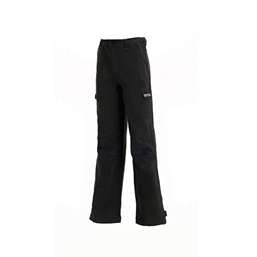Image of Regatta Junior Softshell Trousers - Trousers - Junior Softshell Trousers - Boys', Girls, RKJ018, Black, FR : S (Taille Fabricant : 3-4)