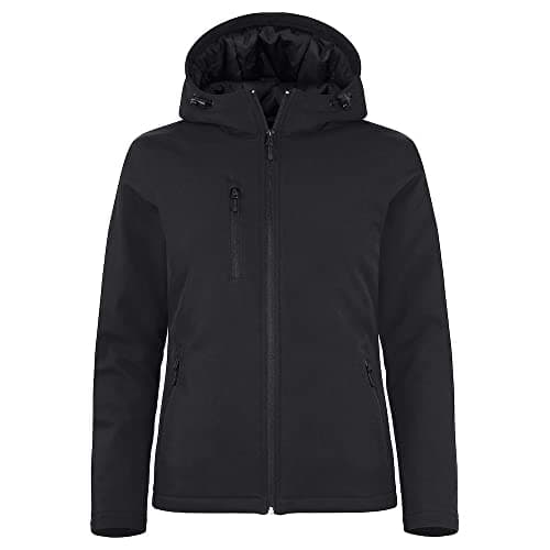 Image of CliQue Womens/Ladies Padded Soft Shell Jacket (M) (Black)