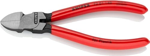 Image of KNIPEX Diagonal Cutters for Plastics with Plastic Coating 140 mm, 72 01 140