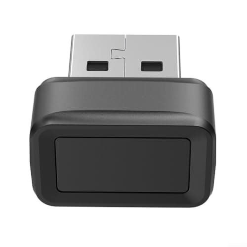 Image of HEBEOT Usb Fingerprint Reader, Usb Security Key Zinc Alloy USB Biometric Fingerprint Reader Fingerprint Reade For Quick Access Situations