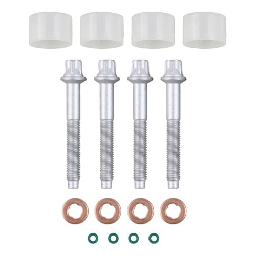 Image of Fuel Injector Seal Washers and Bolts for Cit-roen Berlingo C4 Grand Picasso F-ord C Max Galaxy mk2 Transit Connect S Max Maz-da 3 5 Peu-geot 3008 308 mk1 mk2 5008 Vo-lvo S60 mk2 V40 V50 1.6 Diesel