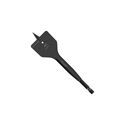 Image of 1 x SabreCut SCRIW40_1 40mm x 152mm Impact Rated Flat Wood Spade Bit for Softwood Hardwood Chipboard