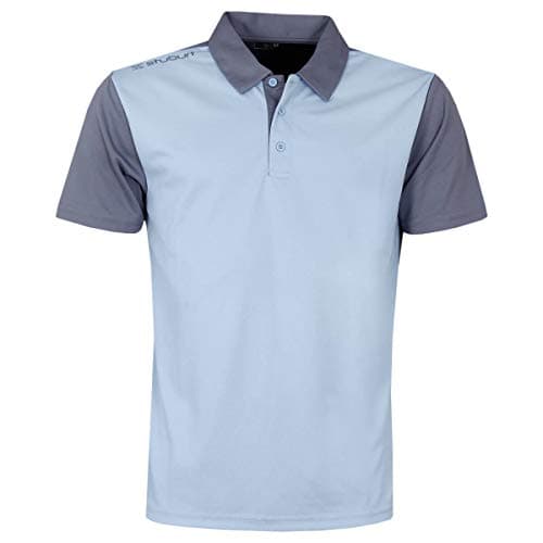 Image of Stuburt Golf Mens Broadway Polo Shirt - Sky Blue - M