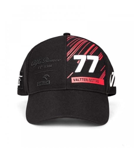 Image of Alfa Romeo Racing F1 2022 Special Edition Valtteri Bottas Driver Baseball Hat Black, One Size (U904114424)