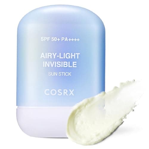 Image of COSRX Airy-Light Invisible Sunscreen Stick – Soft Matte Finish, SPF 50+ PA++++, Zinc-PCA, No White Cast, For Face & Body, Korean Sunscreen, Sun Cream Stick, Sunblock 19g