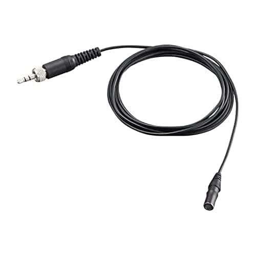 Image of Zoom LMF-2 Lavalier Microphone for F1 Field Recorder, high-resolution audio recordings for interviews, reports, podcasts, voice recordings, black