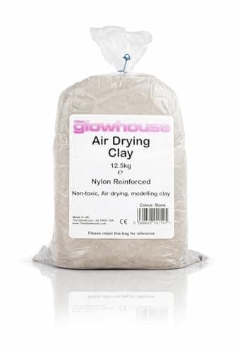 Image of Air Drying Modelling Clay Nylon Reinforced 12.5kg (Stone)