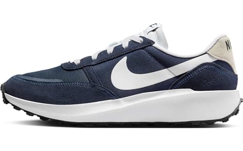Image of Nike Men Waffle Nav Sneaker, Midnight Navy White Obsidian, 9 UK