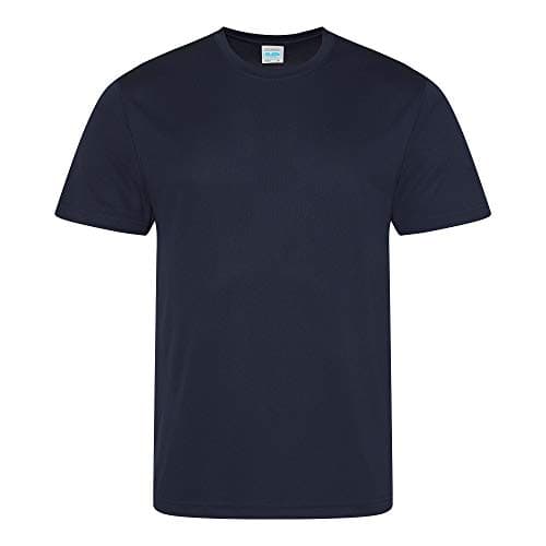 Image of Just Cool Mens Performance Plain T-Shirt (L) (French Navy)