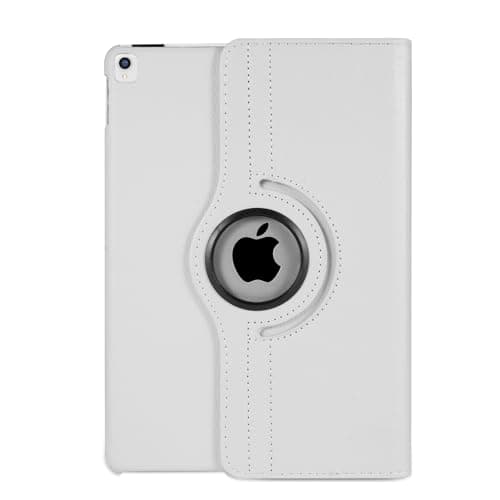 Image of Rotate 360° Leather Stand Cover For Apple iPad 10.2 9th/8th/7th Generation Released in 2021/2020/2019 and For Apple iPad Pro 10.5 Released 2017 and For Apple iPad Air 3 Released 2019 (White)