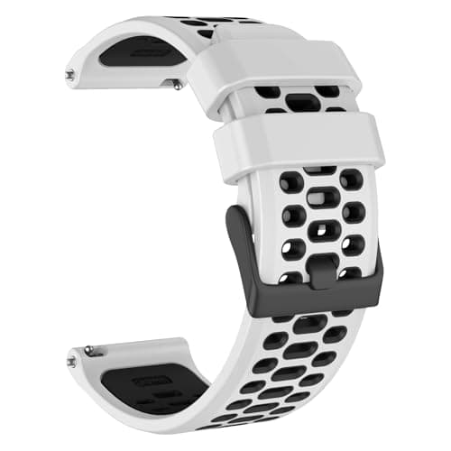 Image of MYSNBKN Watch Strap for Suunto 9/9 Baro/D5/D7/Spartan Sport/Wrist HR/Traverse 24 mm/Smartwatch 2 SW2, 24 mm Quick Release Silicone Replacement Band