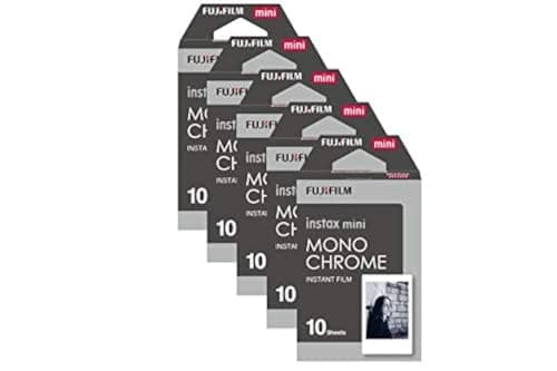 Image of Fujifilm Instax Mini Monochrome Instant Photo Film 50 Pack
