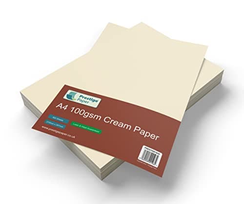 Image of Prestige A4 Cream 100gsm Paper x 500 Sheets per Pack