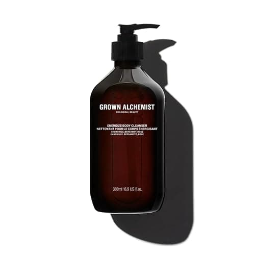 Image of Grown Alchemist Energize Body Cleanser, Chamomile, Bergamot, Rose - Organic Body Wash, Sensitive Exfoliating, Moisturising - Natural Bathing Cleansers, Luxury Antioxidant Shower Gels