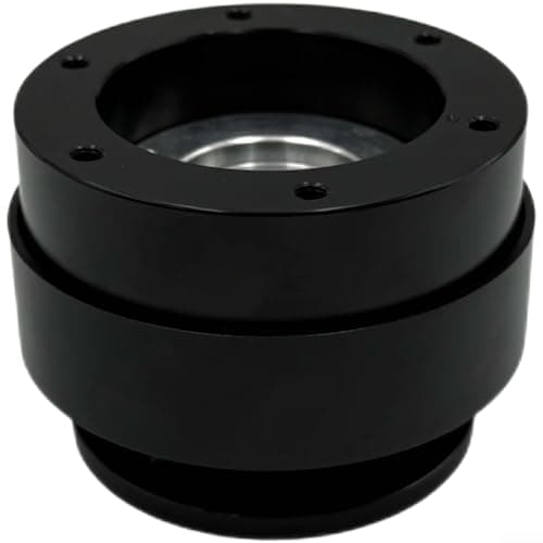Image of Quick Release Hub for MOZA Direct Drive Base, Aluminium Alloy Sim Racing Adaptor, For Racing Wheel Connector Mount for Simulator Cockpit, Game Steering Coupler Part(Black)