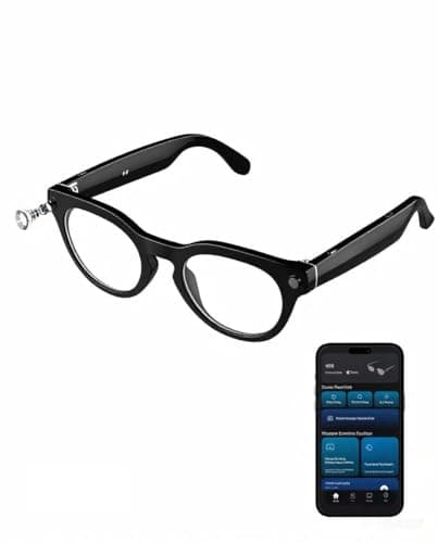 Image of Orpnkna AI Smart Glasses with 8MP Camera, Real-Time Translation, 4K Video & Dual Microphone Noise Cancellation, Voice Assistant, for Travel, Vlogging, Meetings