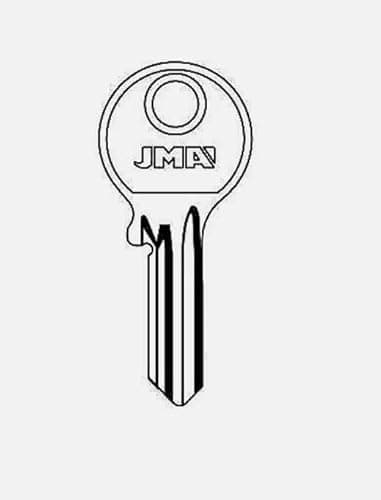 Image of 2X ABUS Key Blank for Cutting Suitable for AU58R, Silca AB52, JMA ABU-20