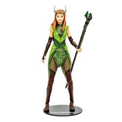 Image of McFarlane Toys, 7-Inch Critical Role Vox Machina Keyleth Action Figure with 22 Moving Parts, Collectible Critical Role Figure with Collectors Stand Base – Ages 14+
