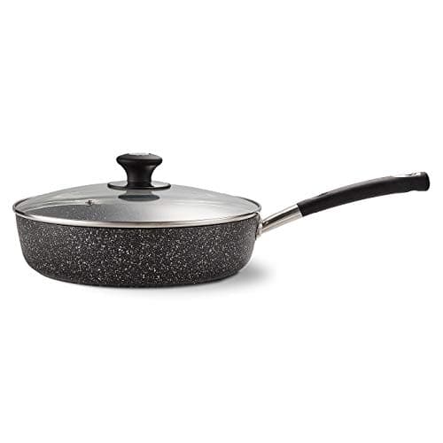 Image of Tower T900117 Precision 28cm Non-Stick Forged Aluminium Multi-Pan with Black Diamond Coating, Stay Cool Handle, Black