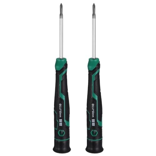 Image of sourcing map 2pcs PH00 Small Precision Screwdriver 138mm Length Magnetic Phillips Screwdrivers S2 Steel Mini Screw Drivers with Cushion Grip for Eyeglass Watch Computer Laptop Phone