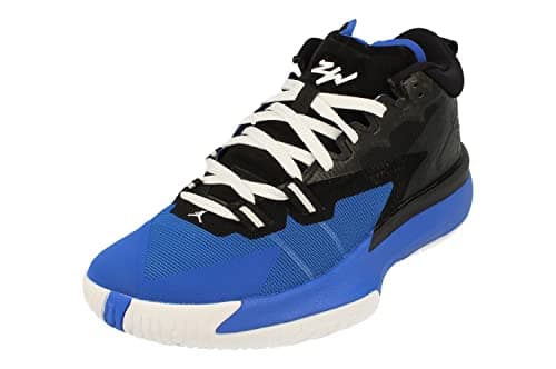 Image of NIKE Air Jordan Zion 1 Mens Basketball Trainers DA3130 Sneakers Shoes (UK 9 US 10 EU 44, Black White Hyper Royal 004)