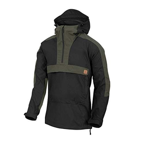 Image of Helikon-Tex WOODSMAN ANORAK JACKET - DuraCanvas Black/Taiga Green XXXL/Regular