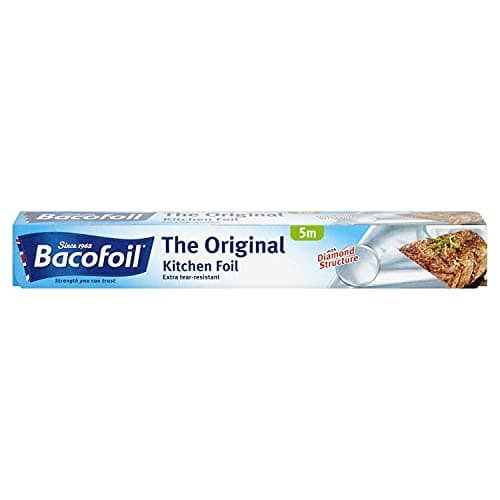 Image of Baco Classic Aluminium Foil 5 m Length x 300 mm Width (Pack of 8)