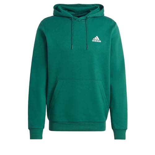 Image of adidas Men's Essentials Fleece Hoodie, Collegiate Green, L