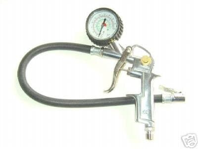 Image of Tooltime 1/4" BSP TYRE INFLATOR & GAUGE air tools compressor