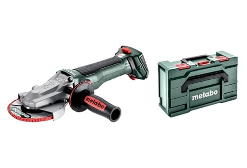 Image of Metabo WVBF 18 LT BL 11-125 Quick (601307840) Cordless Flat-Head Angle Grinder in metaBOX 165 L case Without Battery Pack, Without Charger