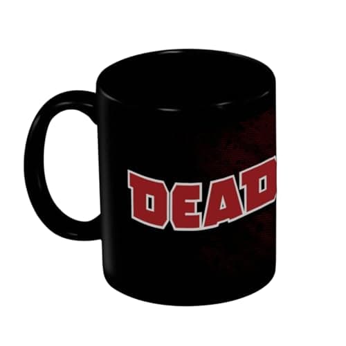 Image of Pyramid International Deadpool (Logo) Black 11Oz Mug - 10Oz / 315Ml Ceramic Mug - One Size