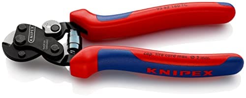 Image of KNIPEX Wire Rope Cutter for Tyre Cord with Multi-Component Handles 160 mm, 95 62 160 TC