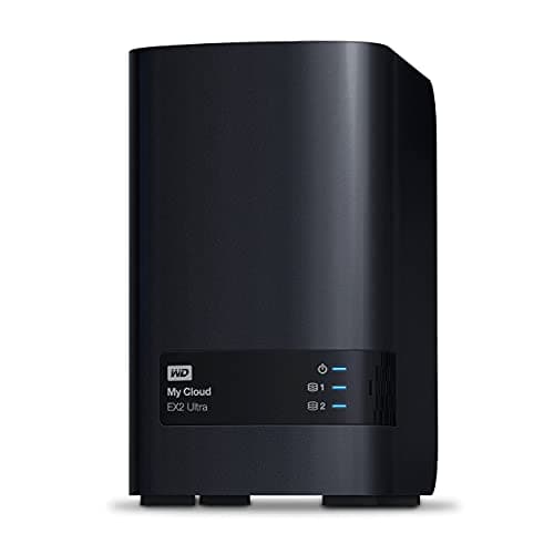 Image of WD 24TB My Cloud EX2 Ultra 2-bay NAS - Network Attached Storage RAID, File Sync, Streaming, Media Server, with WD Red Drives