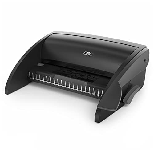 Image of GBC CombBind C100 Binding Machine, 9 Sheet Punch Capacity, 160 Sheet Binding Capacity, A4, Black, 4401843