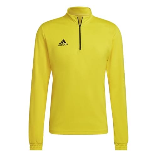 Image of adidas Men's Entrada 22 Training Top, Team Yellow/Black, 3XL