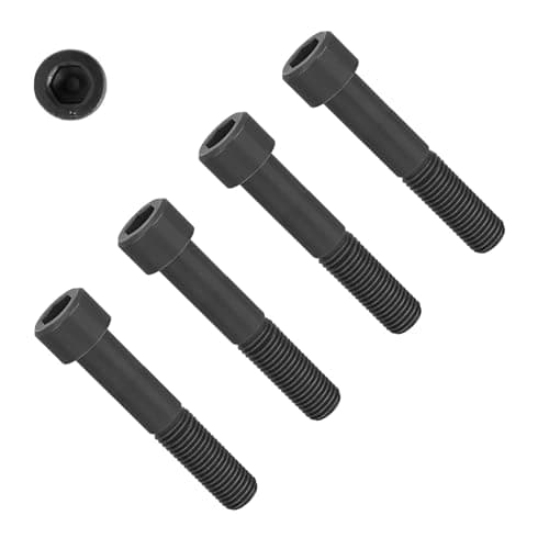 Image of TERF® M3 X 30mm Hex Socket Cap Head Machine Screws Self Colour Black High Tensile Grade 12.9 Machine Screw M3 (3mm) X 30mm Allen Key Hexagonal Socket cap Bolts - Pack of 20