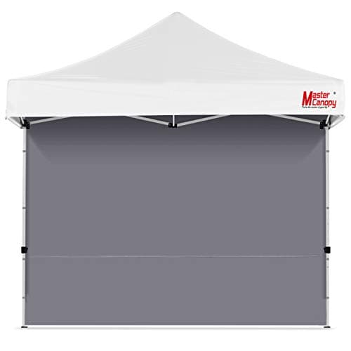 Image of MASTERCANOPY Instant Gazebo Sidewall Panels Sunwall for 3x3M Pop Up Gazebo,1 Piece,Gray