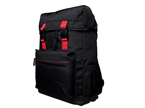 Image of Acer Nitro Multi gaming laptop backpack - (fits laptops up to 15.6 Inch, water resistant, breathable mesh back, padded shoulder straps, black)