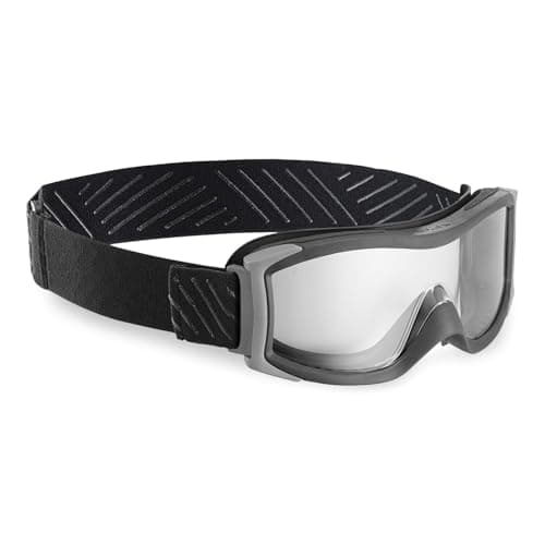 Image of Bolle X1000 Ballistic Goggles - Clear Lens - Vented or Sealed Frame - for Military, Tactical, Safety, Airsoft Use - Anti-Fog, Anti-Scratch Coating (Vented Frame)